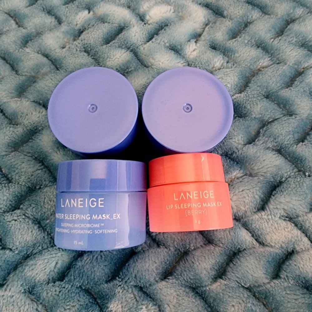 LANEIGE  - Face Sleeping Mask & Lip Sleeping Mask Combo